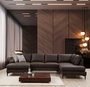 Atelier Del Sofa Porto Corner Marrón